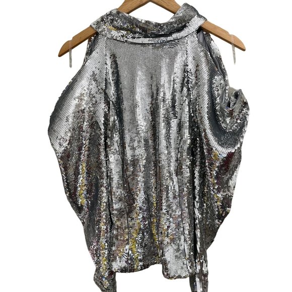 INC International Concepts Sequin Top Size S - Picture 1 of 8